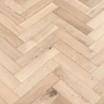 Resized Small Herringbone Platinum Flooring: A detailed view of Jordan's Woodflooring herringbone pattern flooring in platinum, featuring a sleek and modern look.