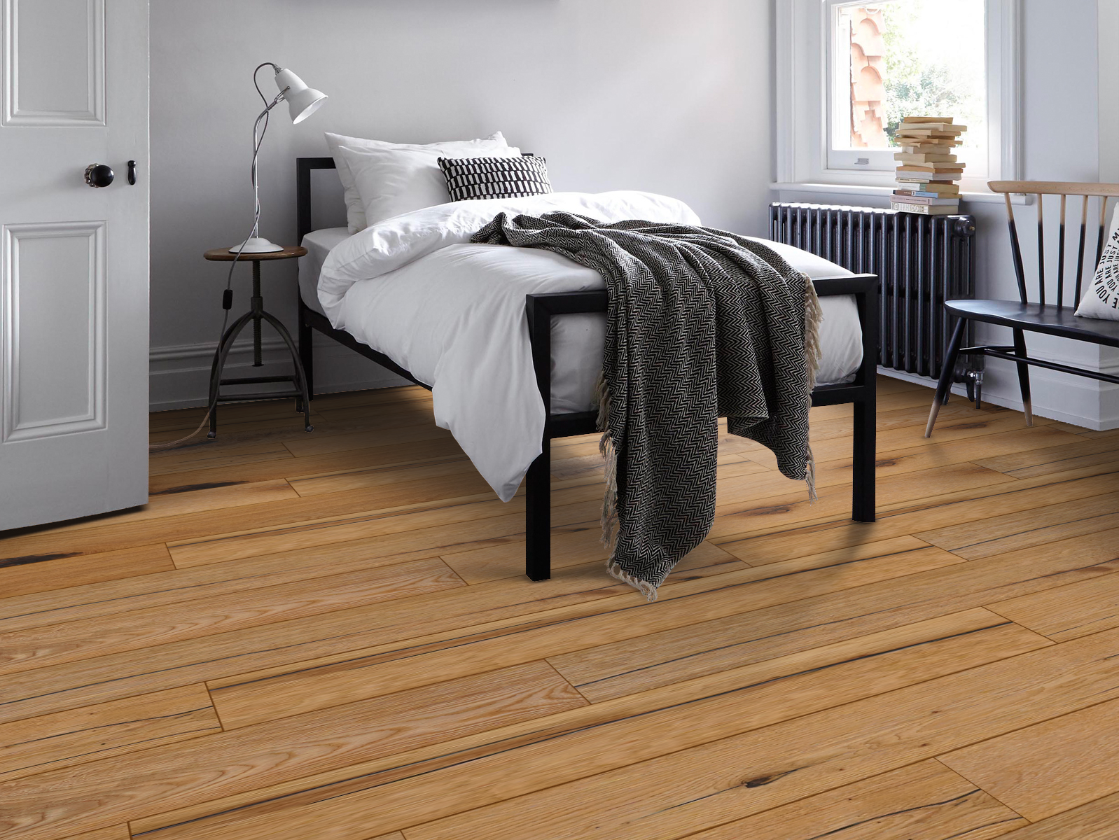 Forest Sherwood Oak Brush & Hard Waxed Oiled Distressed Engineered Wood Flooring