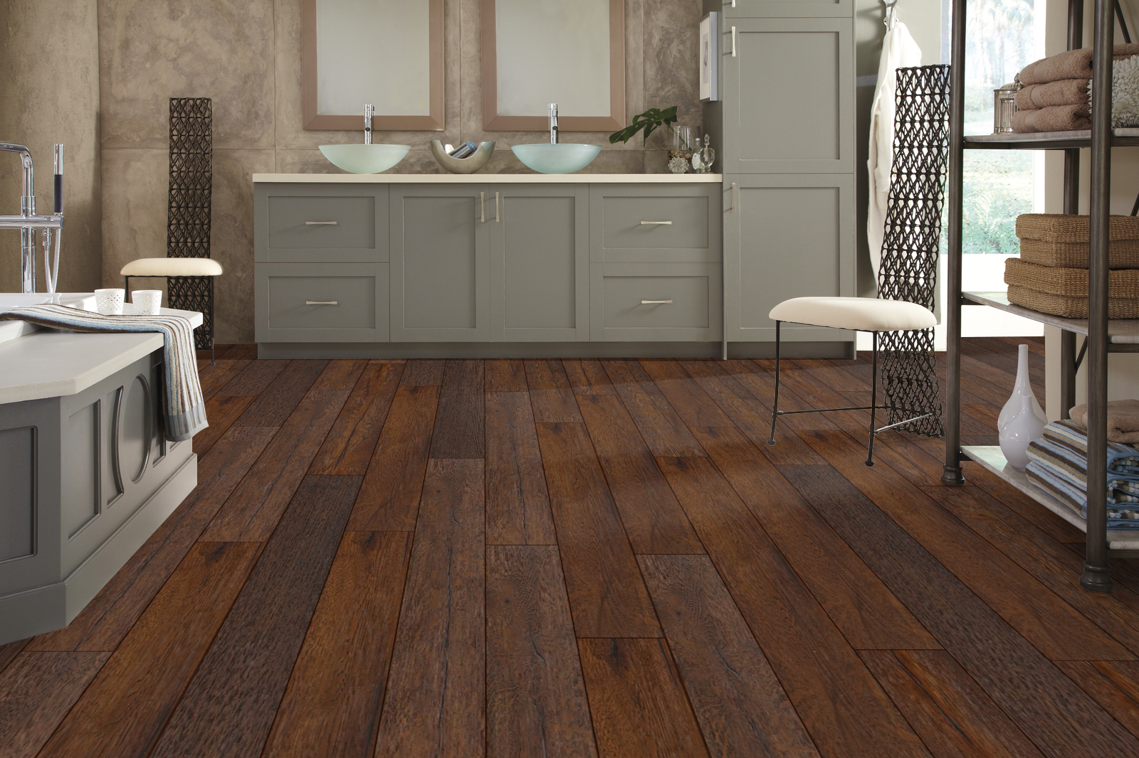 Forest Ashridge Oak Brush & Hard Waxed Oiled Distressed Engineered Wood Flooring