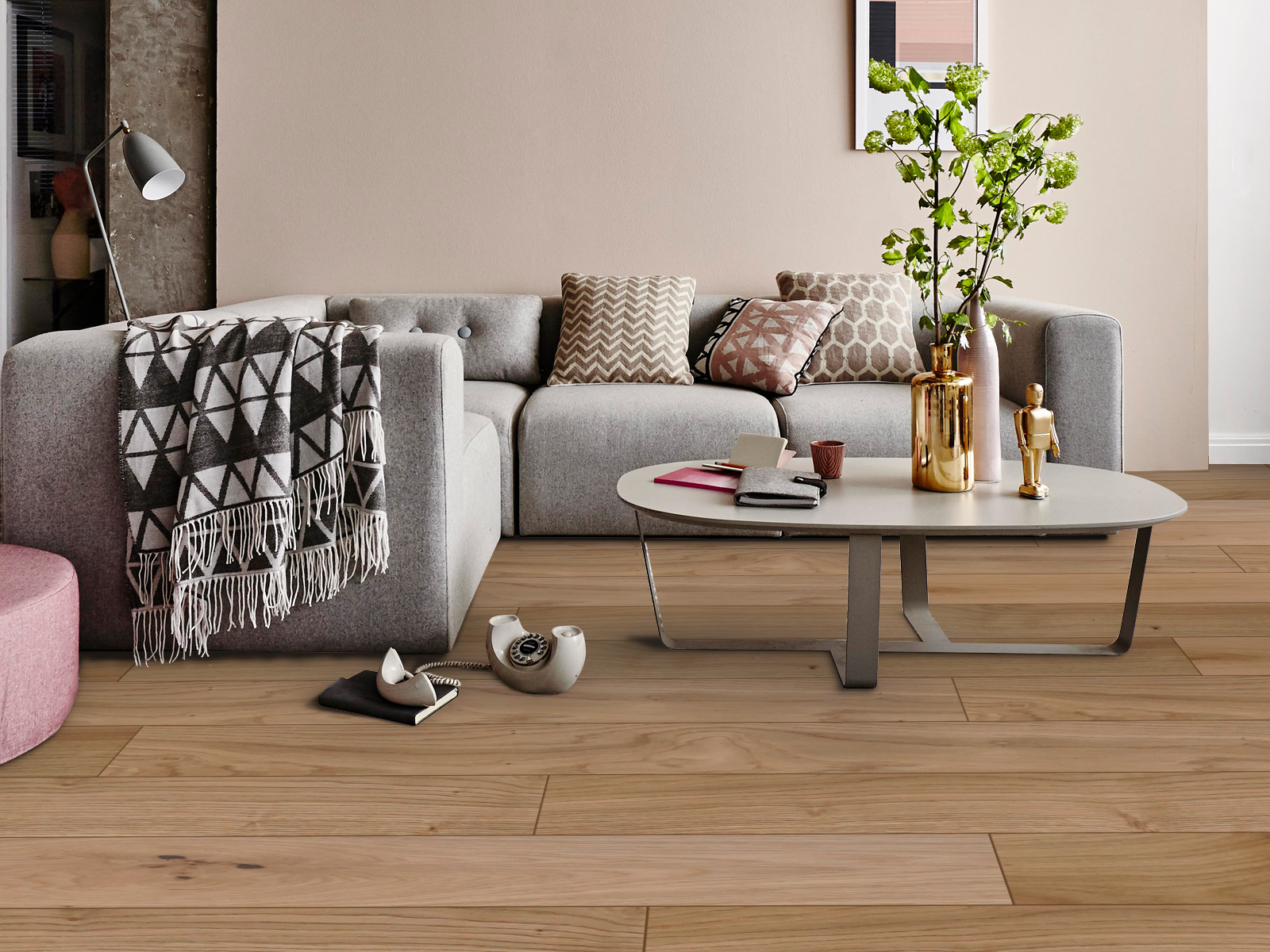 Grand Oak Brush & UV Oiled Engineered Wood Flooring