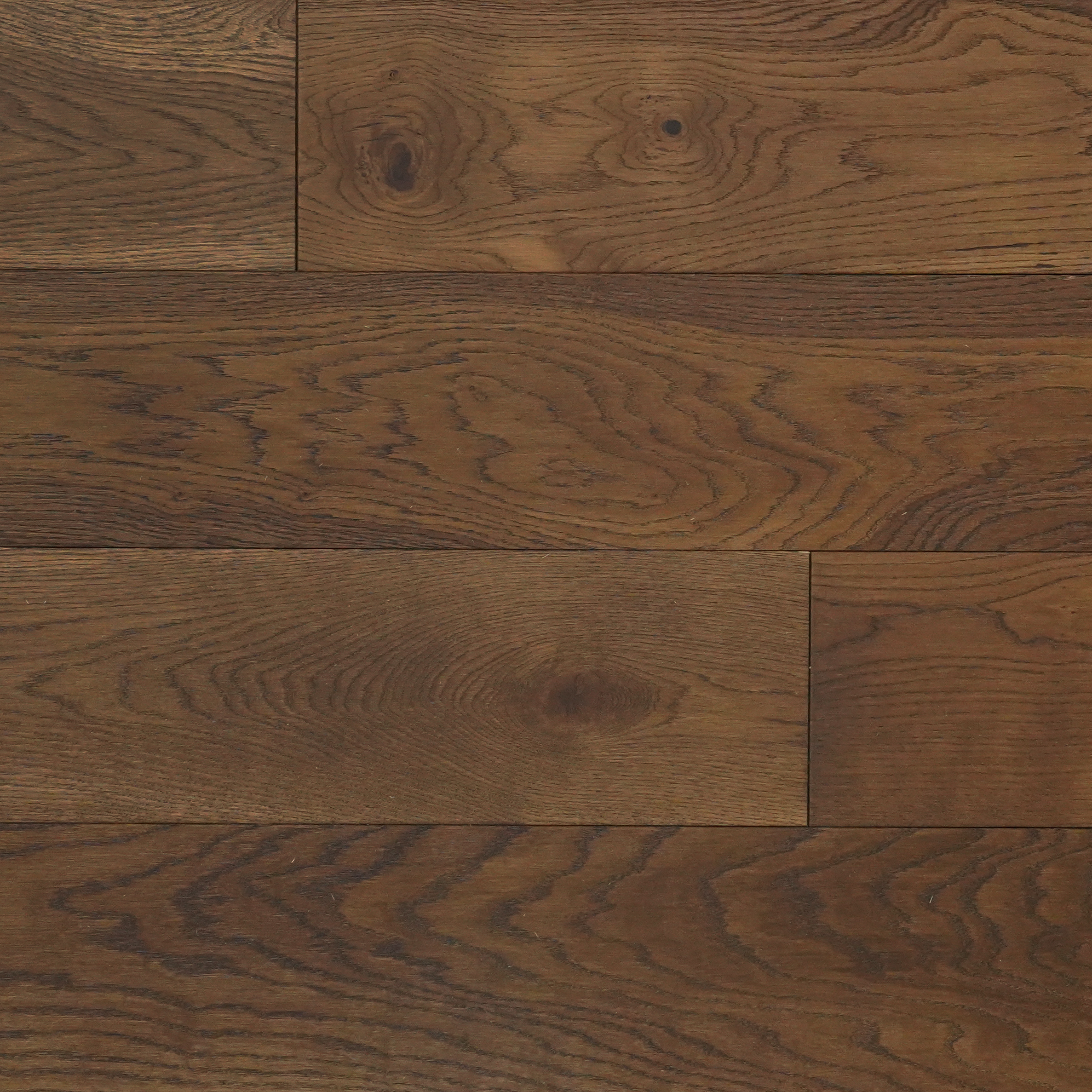Grand Oak Brown Brush & UV Oiled Engineered Wood Flooring