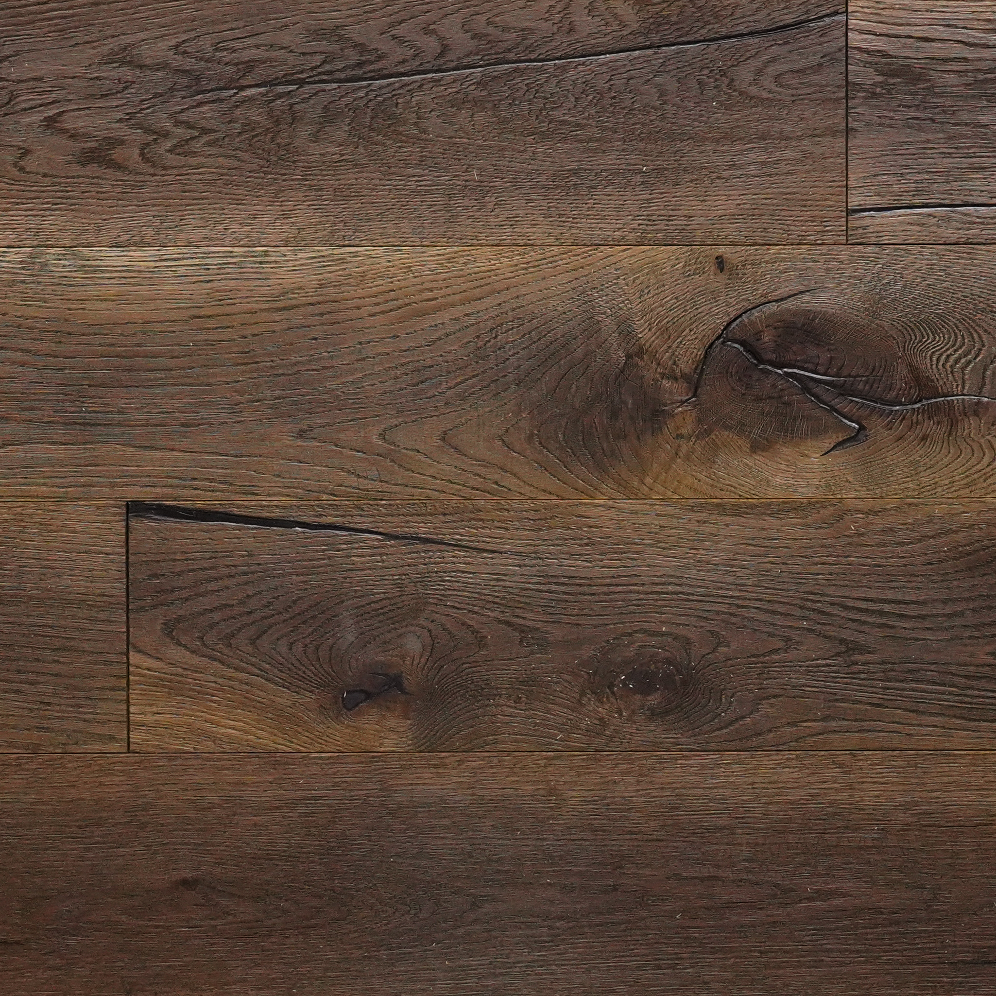 Forest Epping Oak Brush & Hard Waxed Oiled Distressed Engineered Wood Flooring